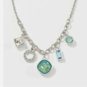 Touchstone Crystal Mood Swing Necklace, Sage